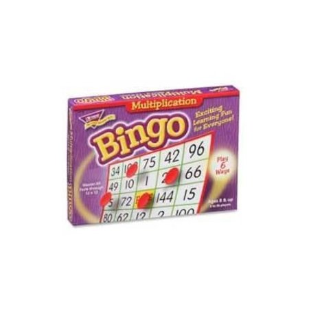 TREND ENTERPRISES Trend® Multiplication Bingo Game, Age 8 & Up, & Up, 3 to 36 Players, 1 Box T6135